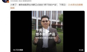 到底是个啥？余承东称"想不到的产品"将首搭原生鸿蒙正式版