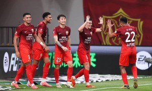 中超-古斯塔沃戴帽武磊破门 海港4分钟3球5-0海牛夺13连胜